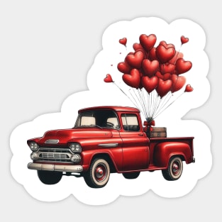 Valentine Truck Sticker